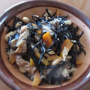 高野豆腐の五目煮